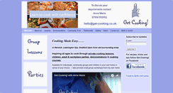 Desktop Screenshot of get-cooking.co.uk