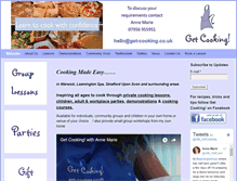 Tablet Screenshot of get-cooking.co.uk